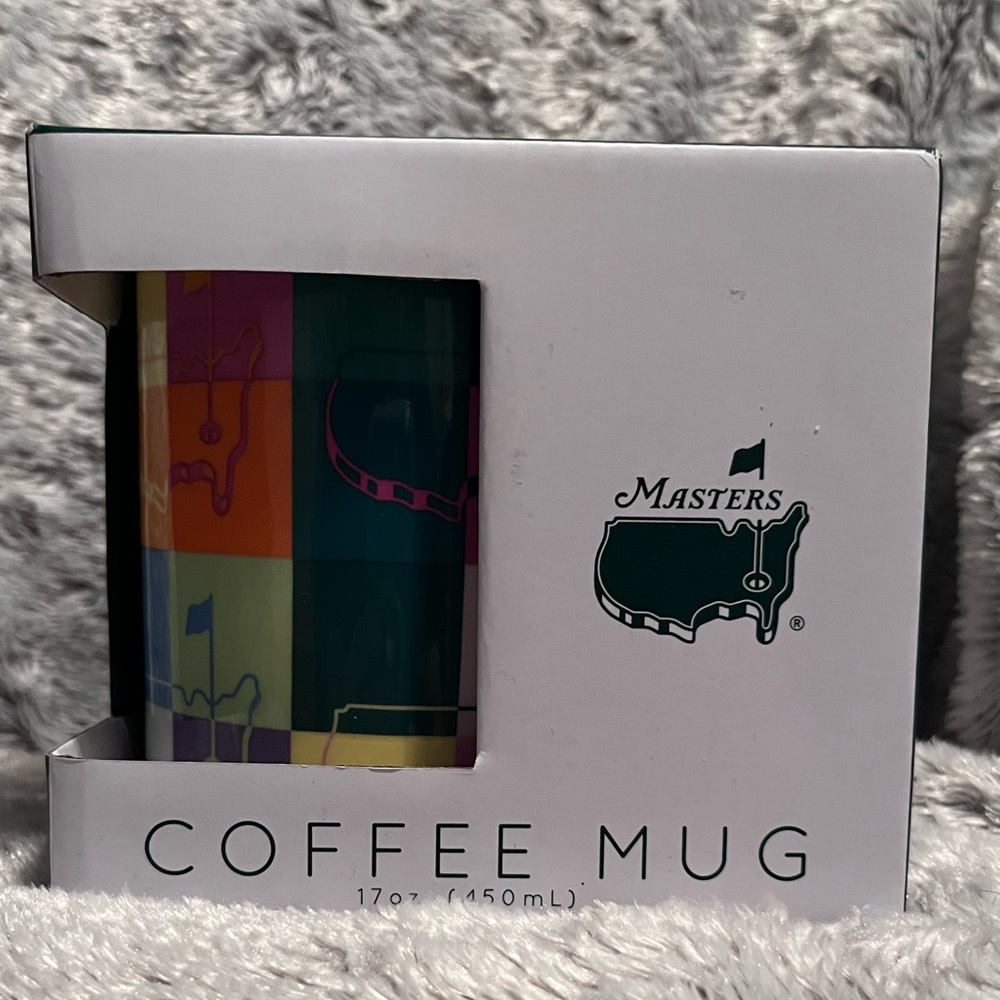 Masters Augusta National Golf Coffee Mug 2023 Multicolor PGA Brand NEW